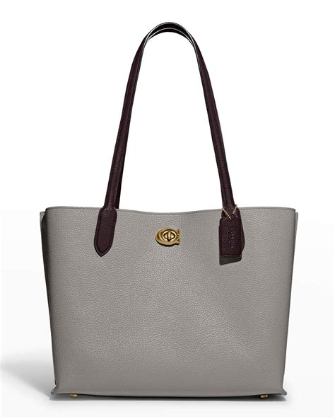 coach colorblock tote.